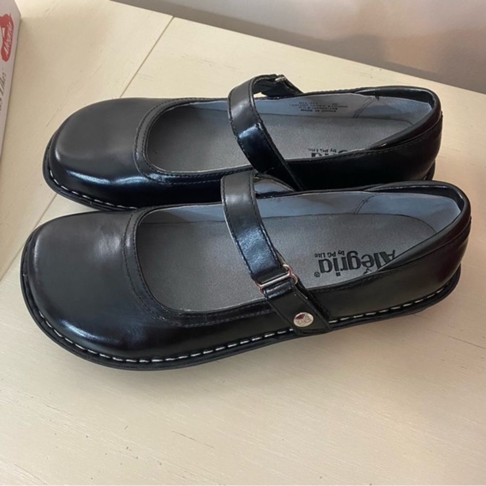 Alegria Belle leather shoes black 40. US 9.5-10